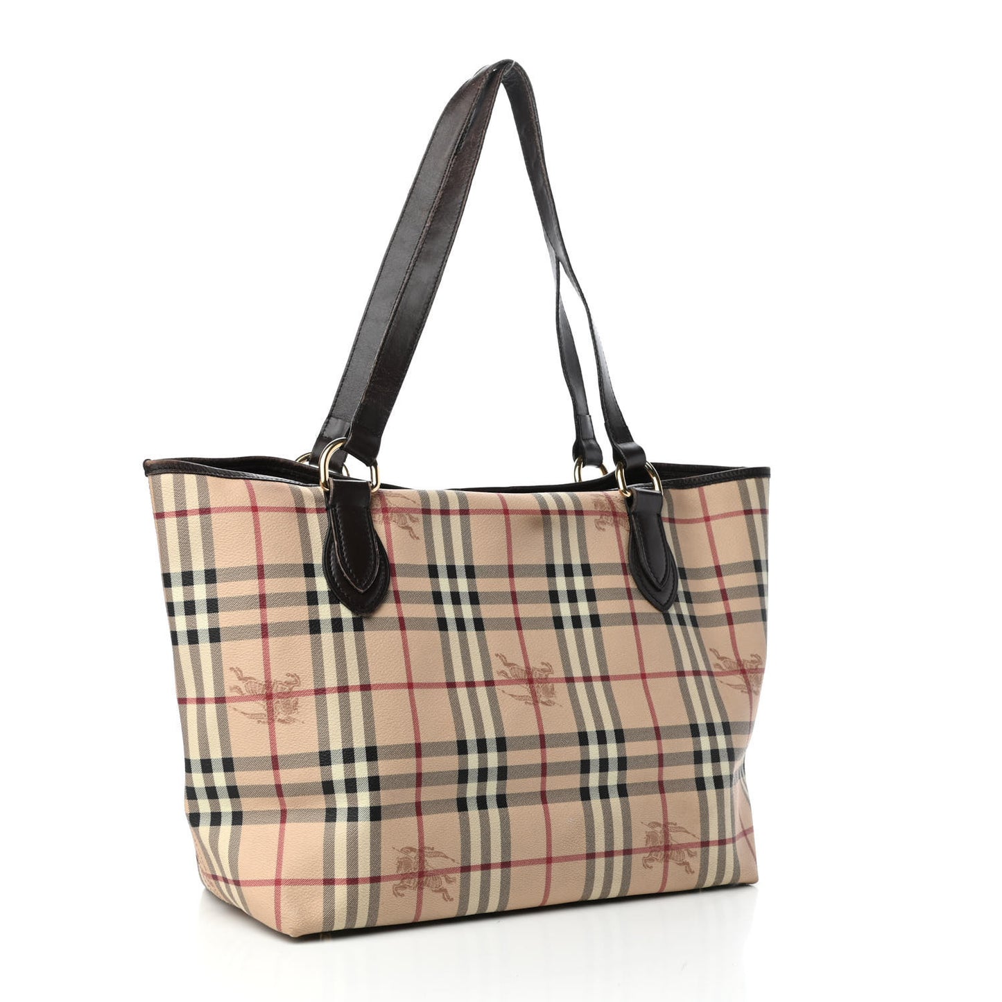Haymarket Check Large Nick Tote Chocolate