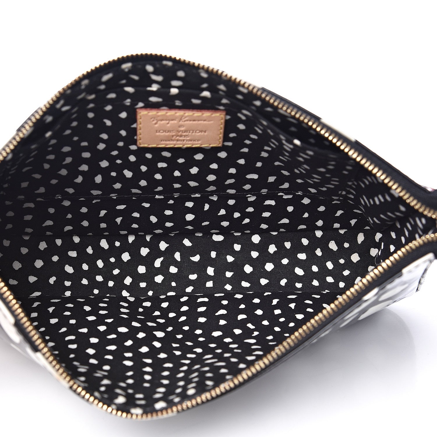 Louis Vuitton Vernis Kusama Infinity Dots Pochette Accessories Black 4 of 13