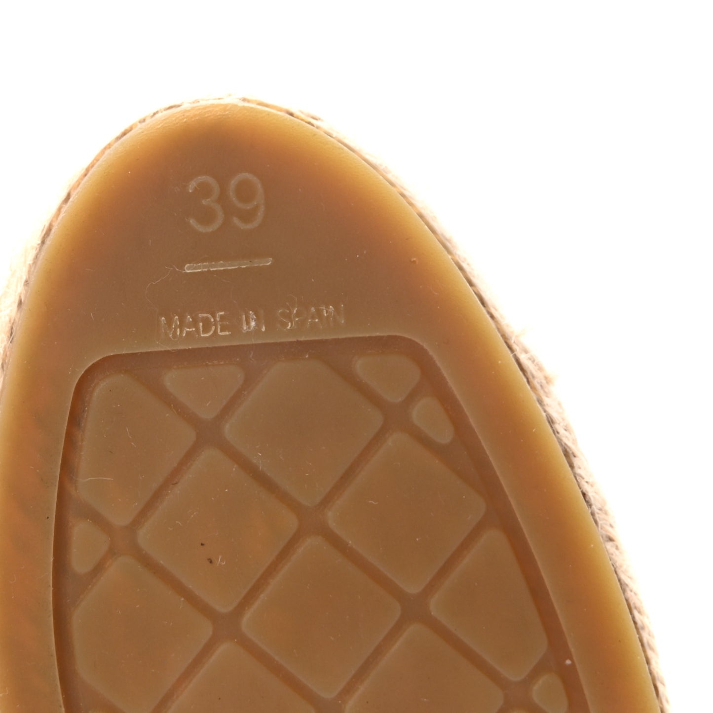 Lambskin CC Espadrilles 39 Black