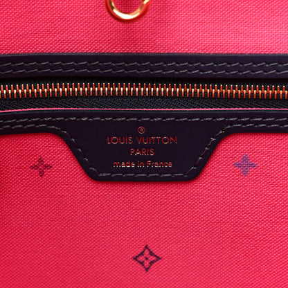 Louis Vuitton Monogram Giant Spring In The City Neverfull MM Midnight Fuchsia 6 of 11
