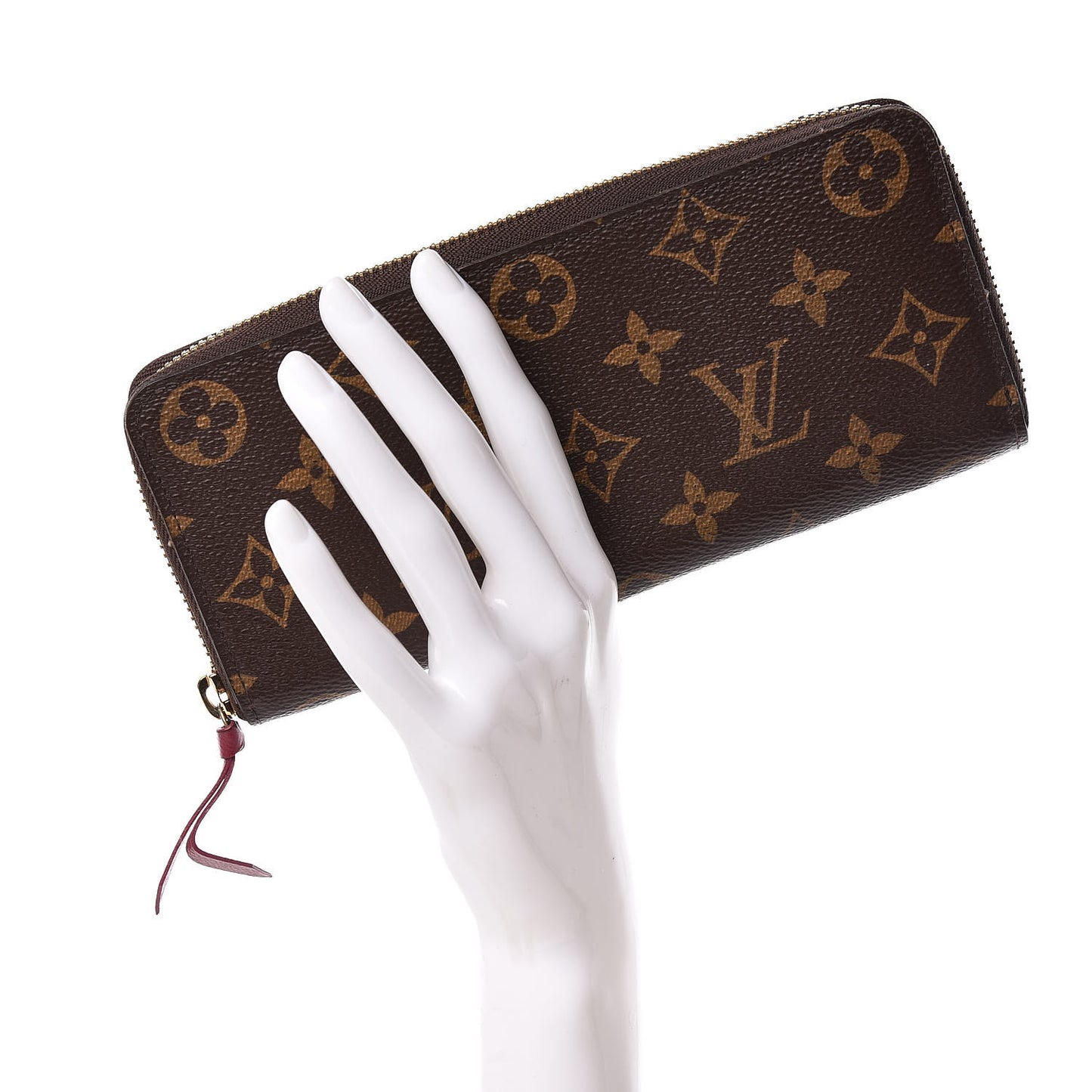 Monogram Clemence Wallet Fuchsia
