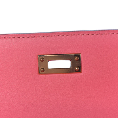 Hermes Swift Kelly Retourne 25 Rose Azalee 31 of 42