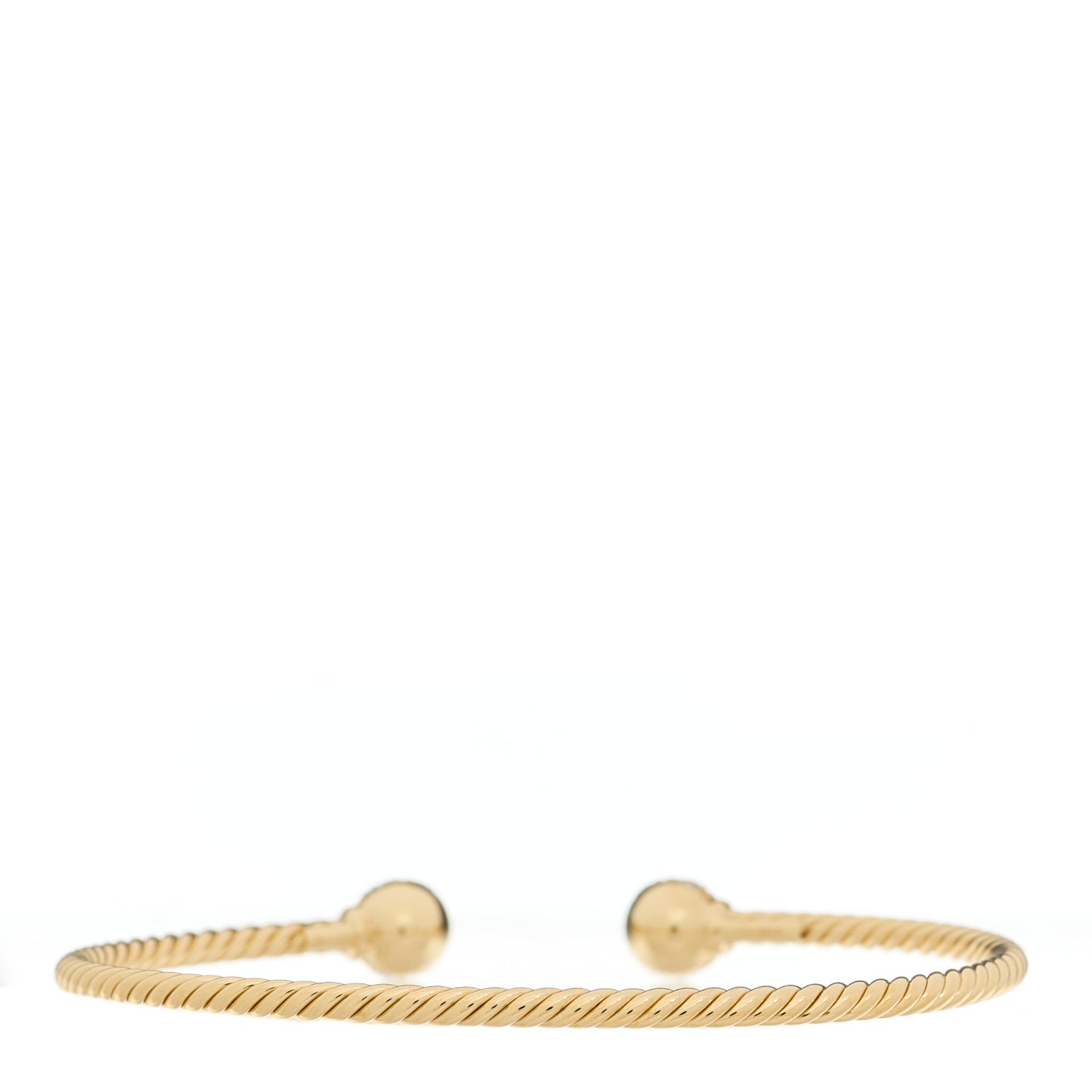 18K Yellow Gold Diamond 2.6mm Solari Cablespira Bracelet