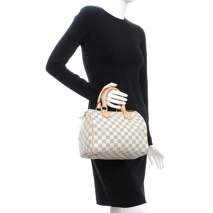 Louis Vuitton Damier Azur Speedy 25 2 of 7