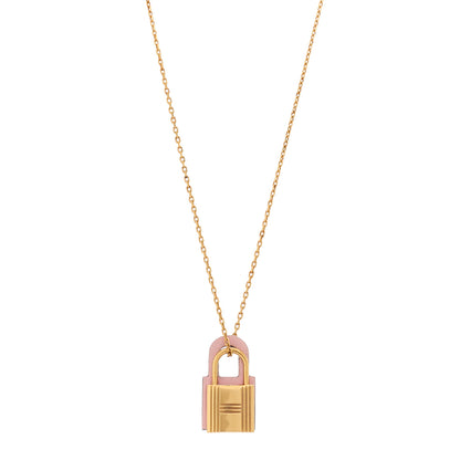 Hermes Swift Small O'Kelly Pendant Necklace Rose Sakura 1 of 6