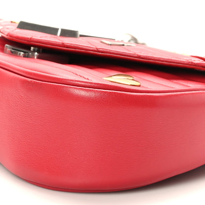 Louis Vuitton Calfskin Love Lock New Wave Chain PM Scarlet 8 of 8