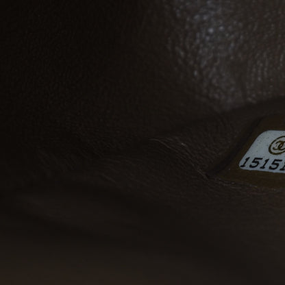 Chanel Caviar Quilted Jumbo Double Flap Dark Beige 7 of 8