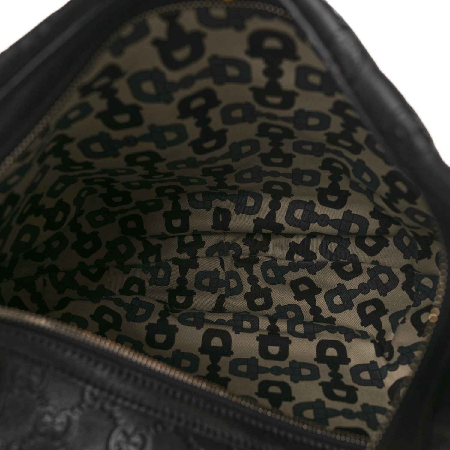 Gucci Guccissima Large Biba Hobo Black 5 of 9