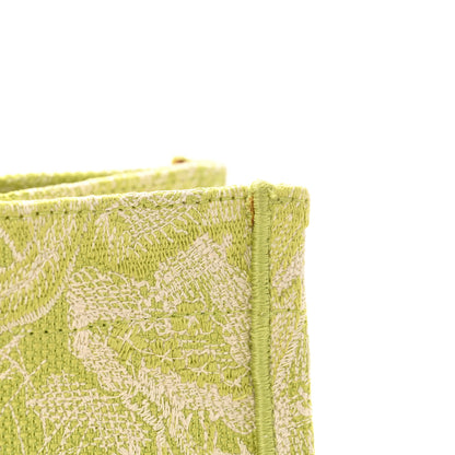 Christian Dior Canvas Embroidered Medium Dioriviera Toile De Jouy Book Tote D-Lite Green 15 of 16