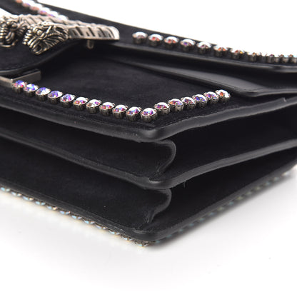 Gucci Suede Crystal Small Dionysus Shoulder Bag Black 9 of 9
