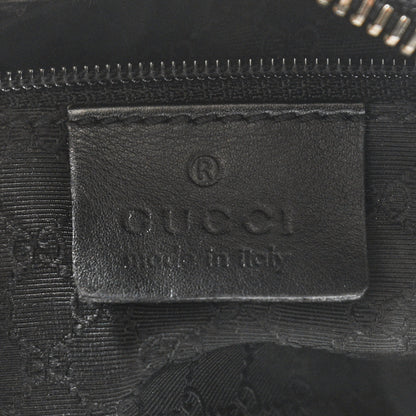 Gucci Denim Web Small Clasp Hobo Black 7 of 13