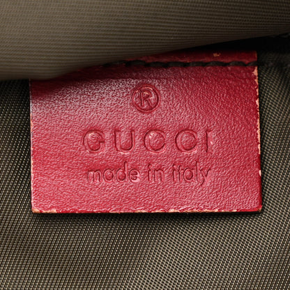 Gucci GG Monogram Web Medium Collapsable Carry On Duffle Beige Red 6 of 13