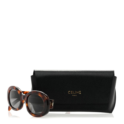 Celine Acetate Triomphe 01 Sunglasses CL 40194U Tortoise 7 of 7