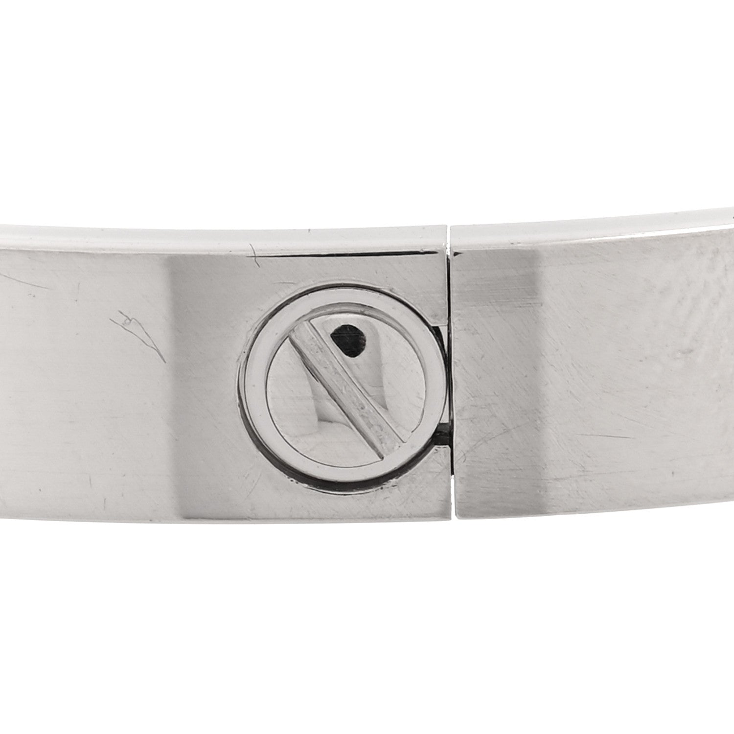 Cartier 18K White Gold LOVE Bracelet 19 6 of 7