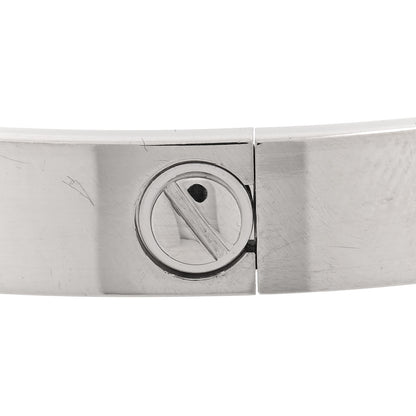 Cartier 18K White Gold LOVE Bracelet 19 6 of 7