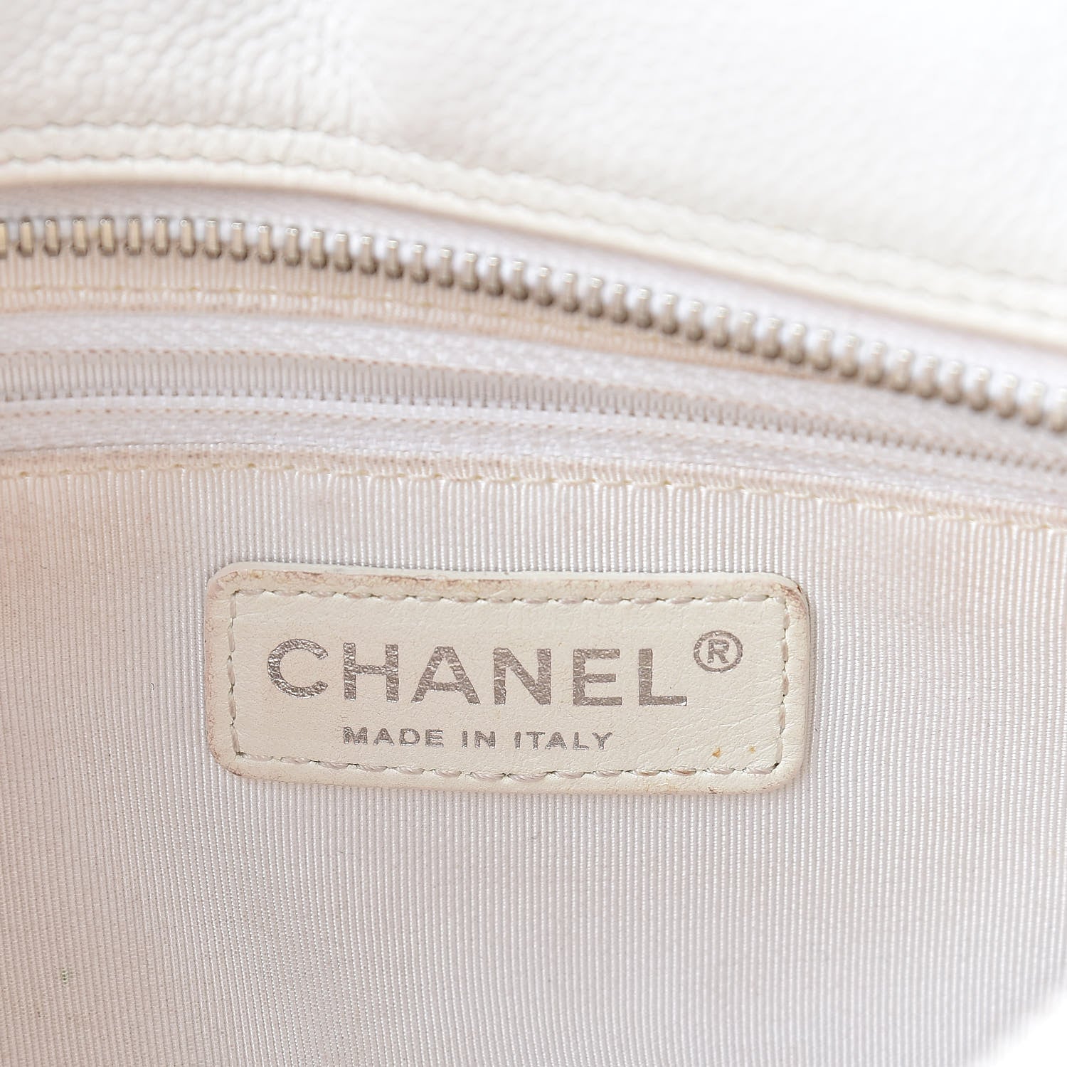 Chanel Caviar Quilted Petit Timeless Tote PTT White 6 of 17