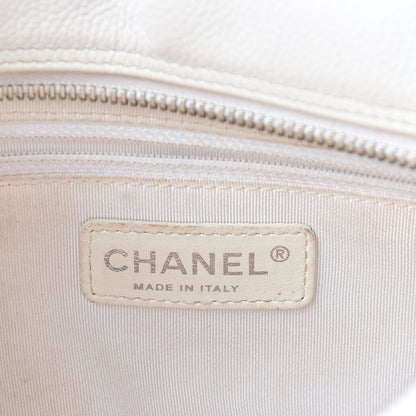 Chanel Caviar Quilted Petit Timeless Tote PTT White 6 of 17
