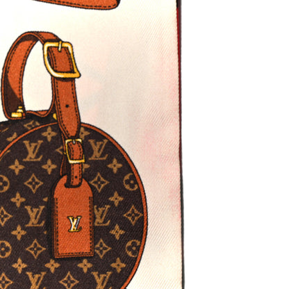 Louis Vuitton Silk Monogram Tribute To Bandeau Red 4 of 6