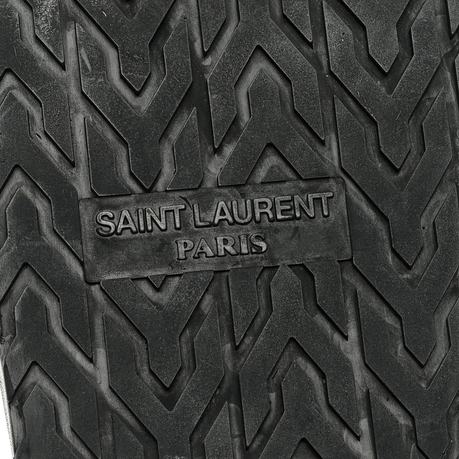 Saint Laurent Calfskin Monogram Jimmy Joan Slide Sandals 43 Black 6 of 9