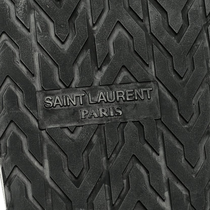 Saint Laurent Calfskin Monogram Jimmy Joan Slide Sandals 43 Black 6 of 9