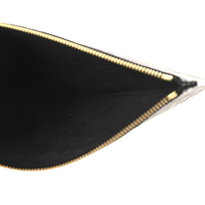 Louis Vuitton Empreinte Monogram Giant Neverfull MM Pochette Black 5 of 7