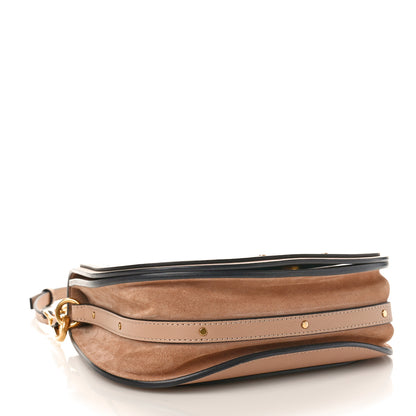 Chloe Calfskin Suede Medium Nile Bracelet Bag Biscotti Beige 4 of 8