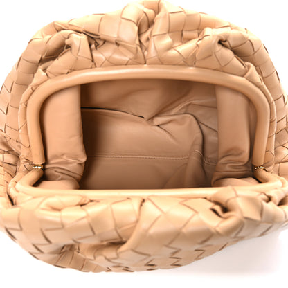 Bottega Veneta Nappa Maxi Intrecciato The Pouch Oversized Clutch Almond 5 of 11
