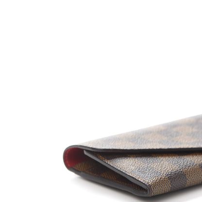 Louis Vuitton Damier Ebene Josephine Wallet Red 8 of 13