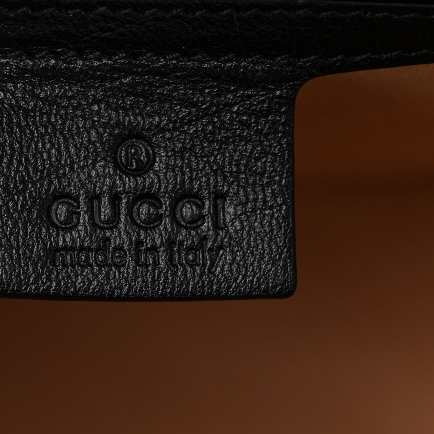 GG Supreme Monogram Calfskin Small Padlock Messenger Shoulder Bag Beige Black Cuir