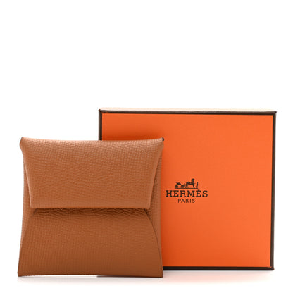 Hermes Epsom Bastia Verso Coin Purse Gold Vert Fizz 8 of 8