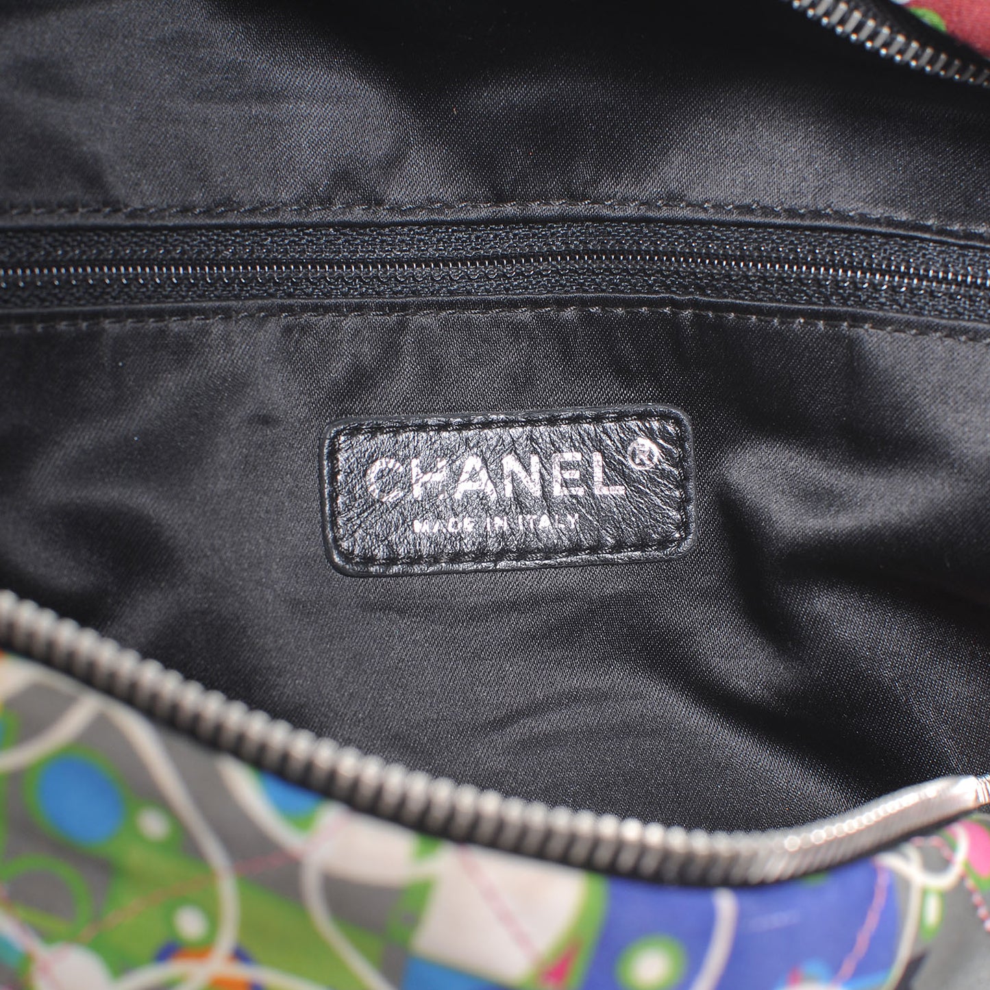 Satin Quilted Large Kaleidoscope Tote Multicolor