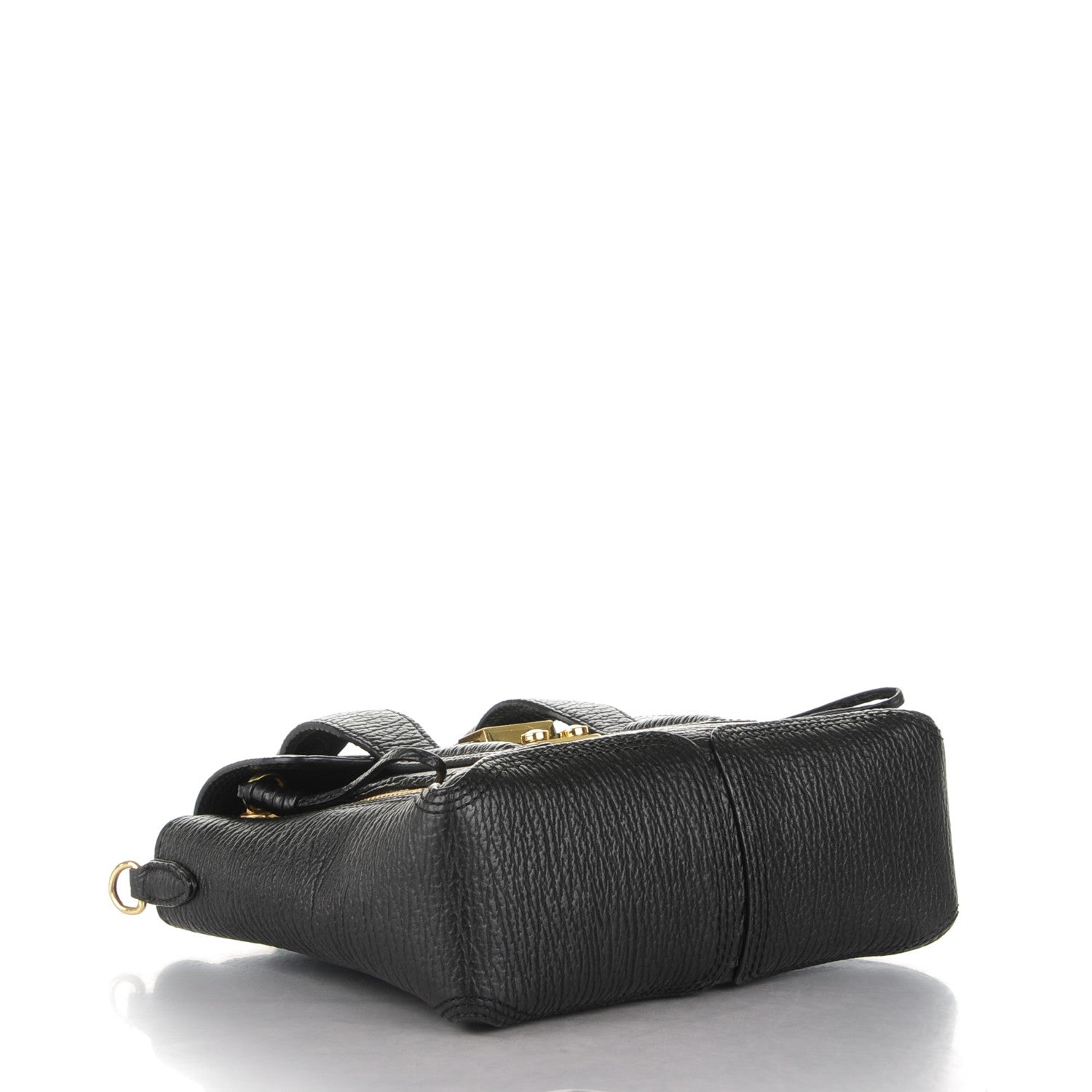3.1 Phillip Lim 3.1 Textured Calfskin Mini Pashli Satchel Black 4 of 7