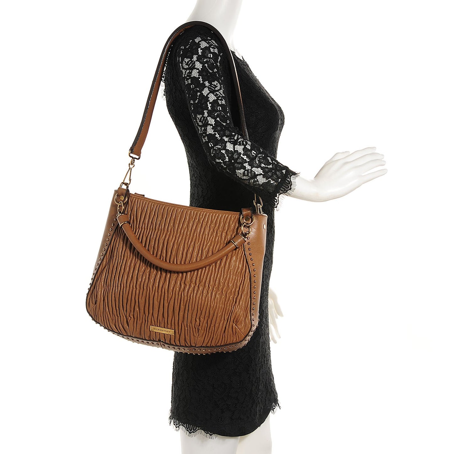 Leather Plisse Didley Hobo