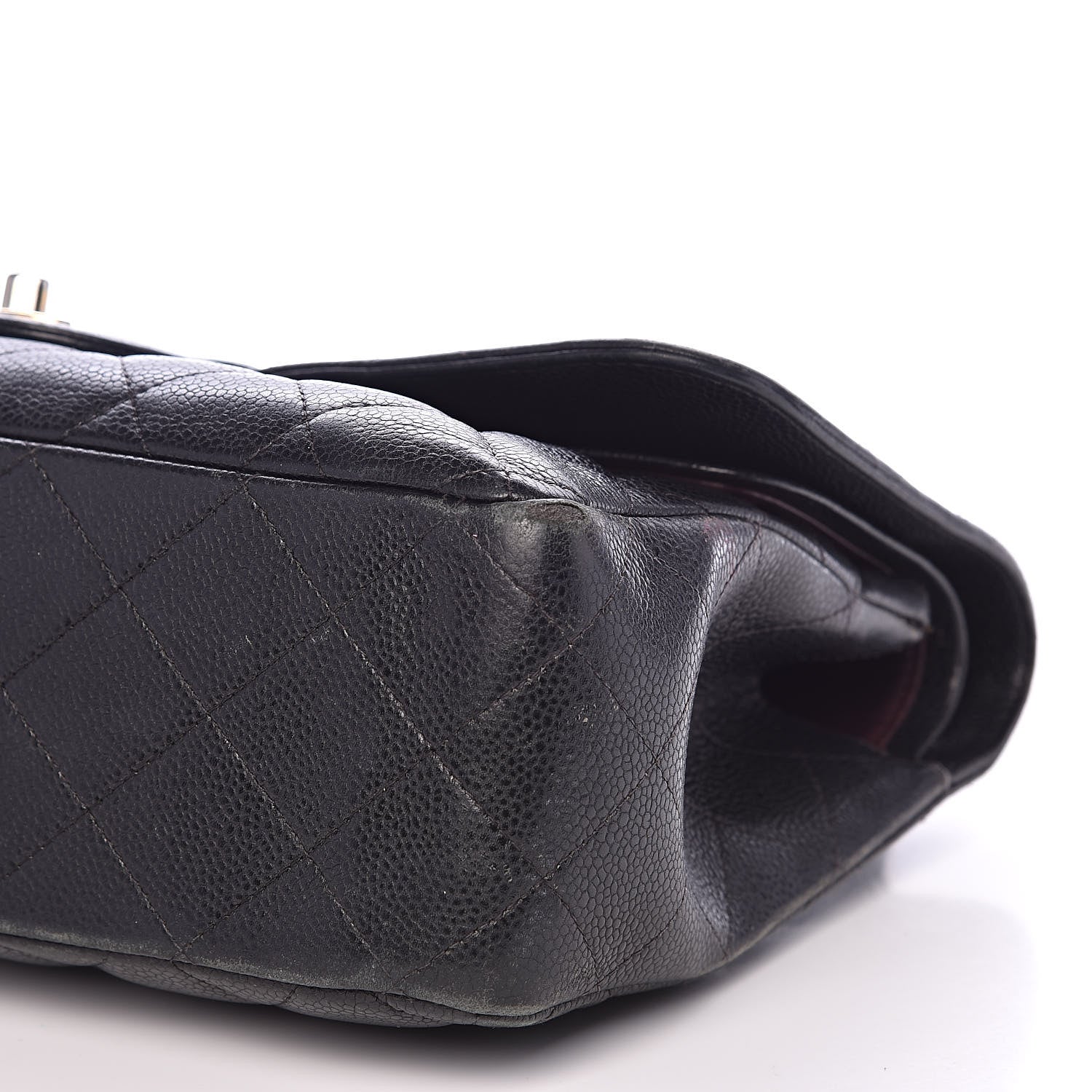 Chanel Caviar Quilted Jumbo Double Flap Black 12 of 24
