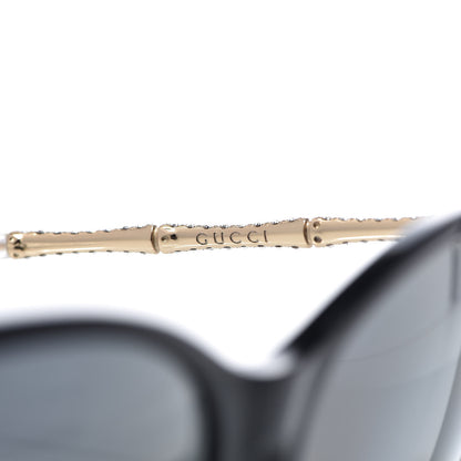 Gucci Crystal Bamboo Cat Eye GG 3771/N/F/S Sunglasses Gold 5 of 10
