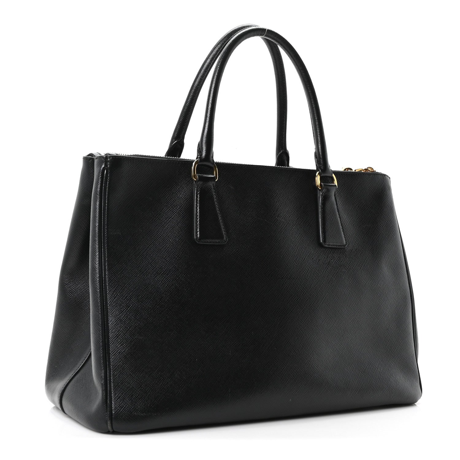 Prada Saffiano Medium Galleria Double Zip Tote Black 3 of 10