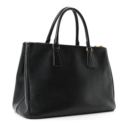 Prada Saffiano Medium Galleria Double Zip Tote Black 3 of 10