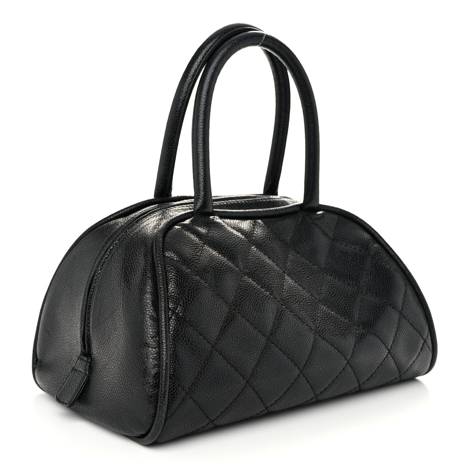 Chanel Caviar Quilted Small Bowler Black 3 of 9