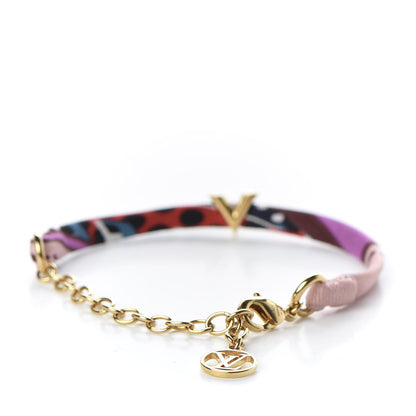 Louis Vuitton Silk Be Mindful V Bracelet Magenta 3 of 4