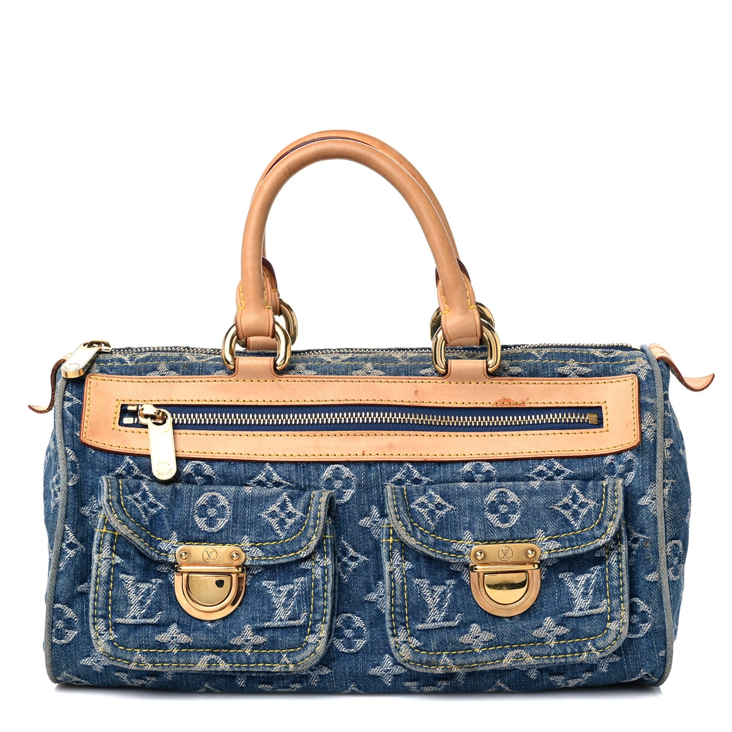 Monogram Denim Neo Speedy Blue