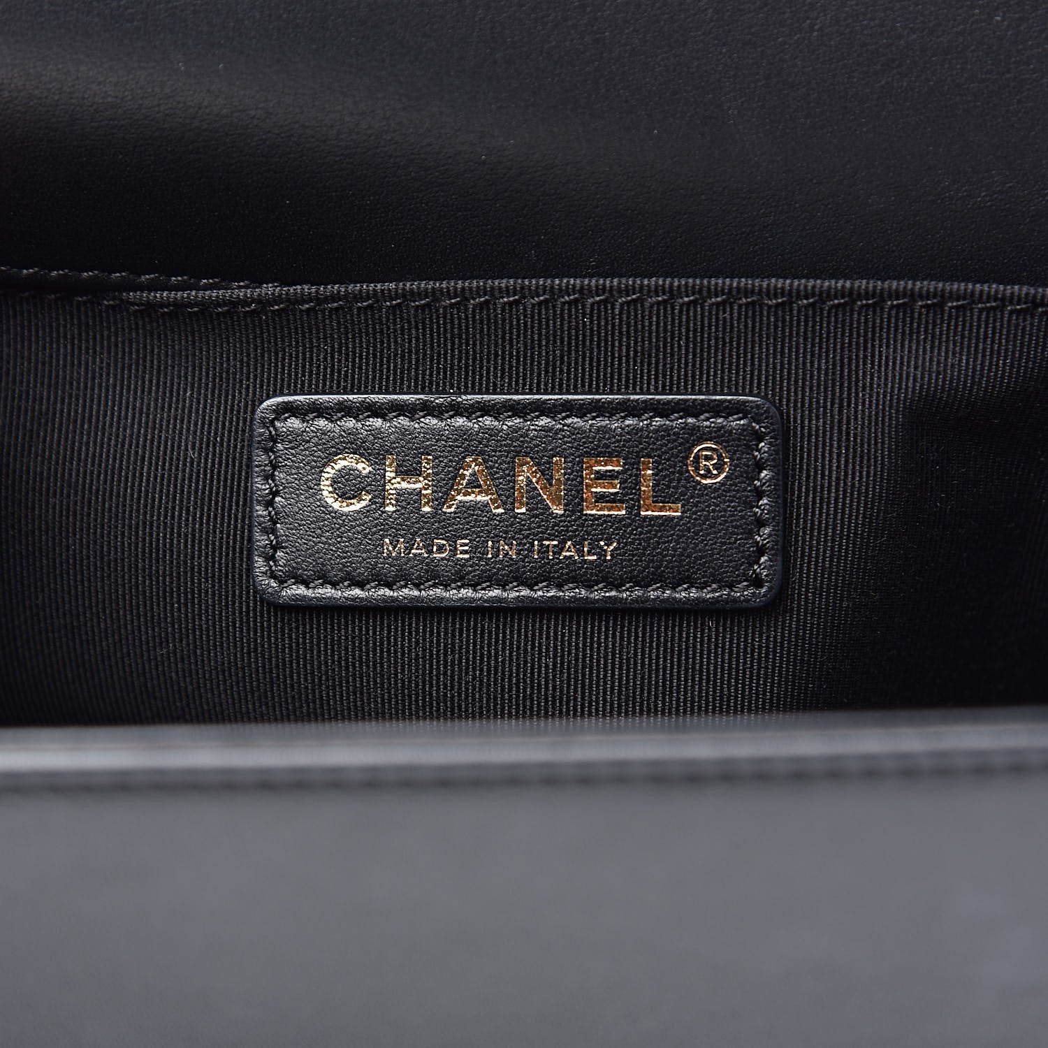 Chanel Lambskin Quilted Medium Boy Flap Black 6 of 13