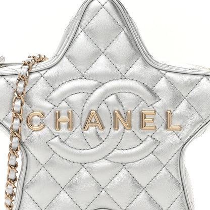 Chanel Metallic Lambskin Walk Of Fame Bag Silver 8 of 12