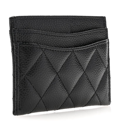 Chanel Caviar Quilted Card Holder Black 3 of 8