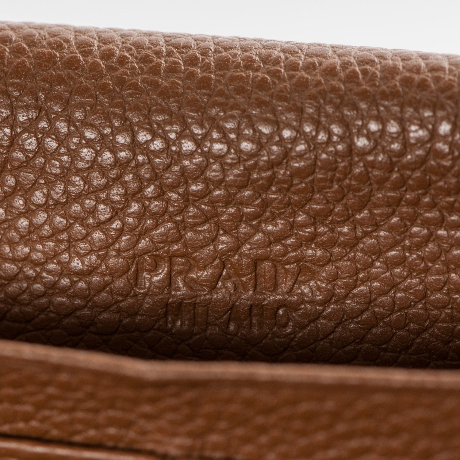 Prada Vitello Grain Continental Flap Wallet Cannella 6 of 8