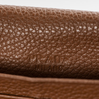 Prada Vitello Grain Continental Flap Wallet Cannella 6 of 8