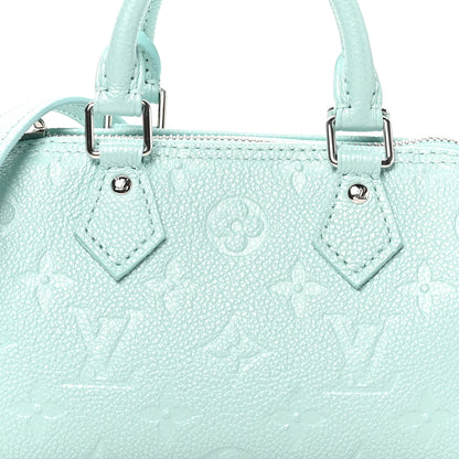Louis Vuitton Empreinte Monogram Nano Speedy Pearly Lagoon Turquoise 7 of 9