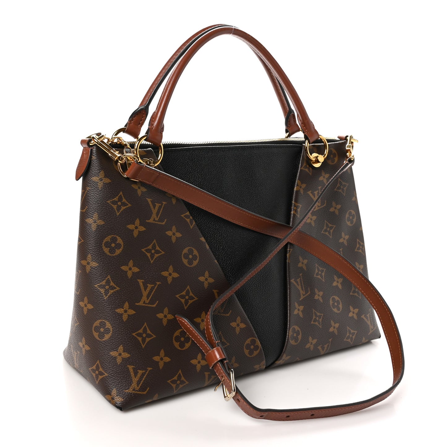 Monogram V Tote MM Black