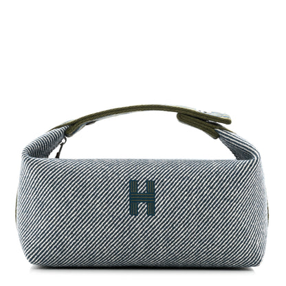 Hermes Canvas Small Bride-A-Brac H Natte Pouch Bleu Abysse 1 of 7
