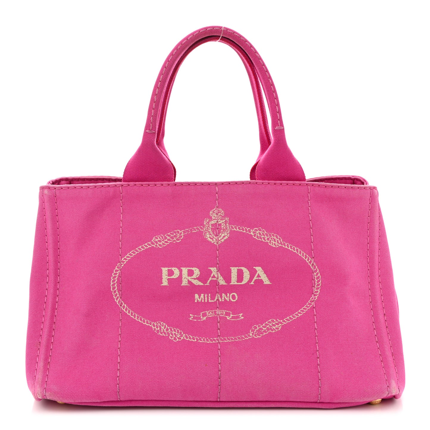 Canapa Logo Shopping Tote Fuxia