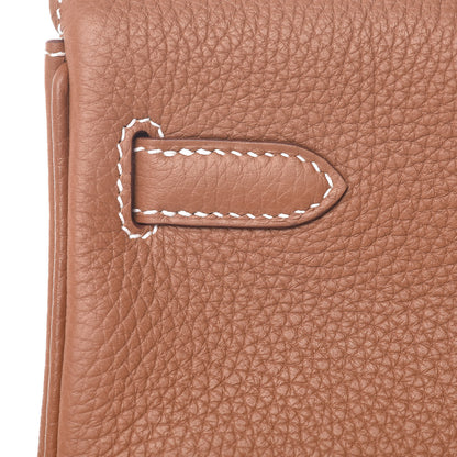 Hermes Togo Kelly Ado Backpack Gold 14 of 31